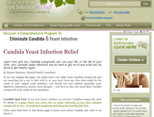 Tablet Screenshot of candida-yeast-infection-relief.com